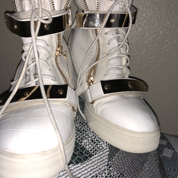 giuseppe zanotti wedge trainer biondini - Picture 2 of 7